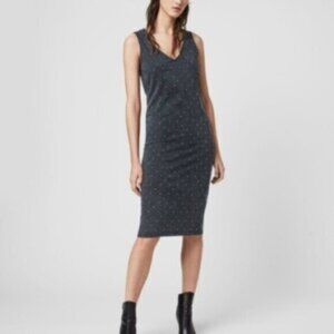 All Saints Leigh Stud Dress - NEW